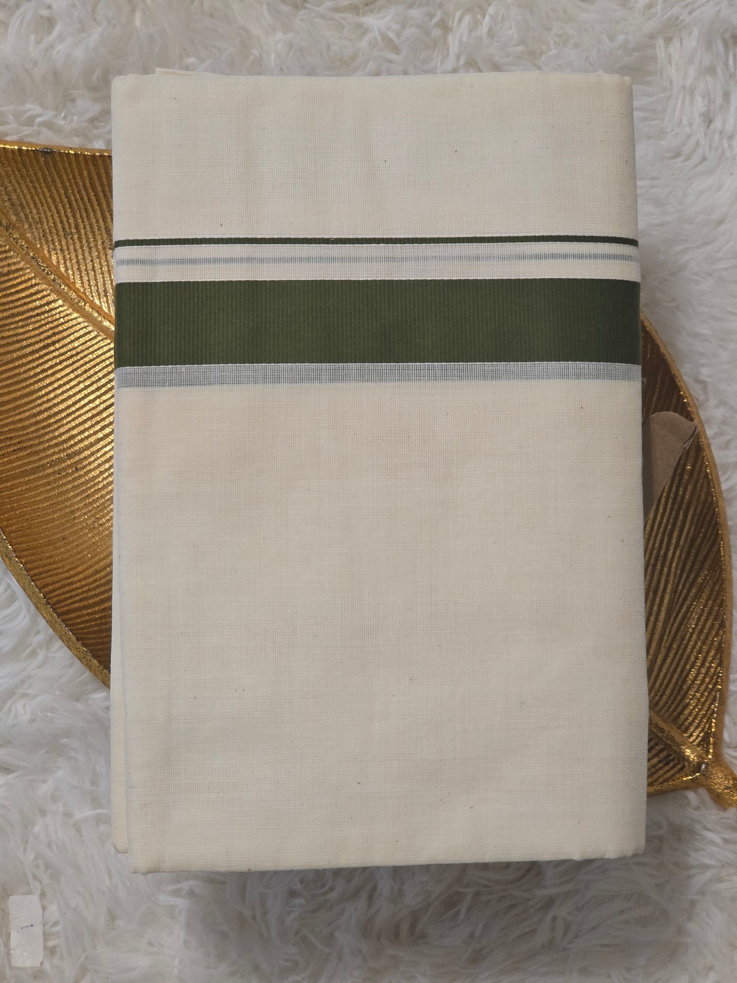 Mens mund(dhoti) green