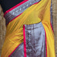Narayanpet cotton saree with stitched blouse