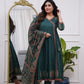 Cotton 3 pc salwar suit set duplex pant style