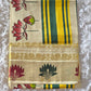 Tissue set saree with lotus design