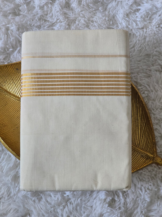 Mens mund(dhoti) gold