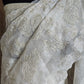 Pure organza saree (off white) with applique work- stitched blouse