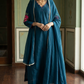 Malai chanderi 3 pc salwar suit set with work
