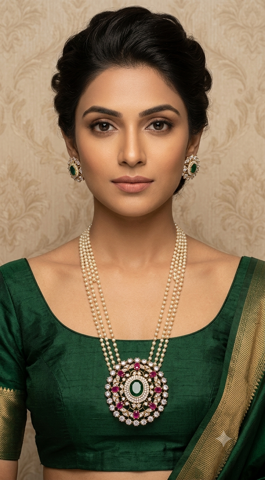 Pearl set with pendent