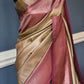 Kubera soft silk saree with stitched blouse