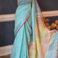 Linen saree with multi shade- BP