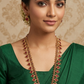 Palakka Long haaram with earrings