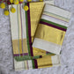 Cotton set mund- green / purple