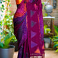 Gajji silk saree with bandhej print- stitched blouse