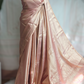 Semi banarasi tissue saree with stitched blouse