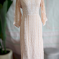 Pure georgette chikankari 3 pc salwar suit set (light peach)