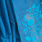 Kota cotton saree with applique design- stitched blouse