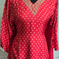 Rayon silk 3 pc salwar set with multi shade
