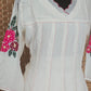 Malai chanderi  A line 3 pc salwar suit set with beautiful work