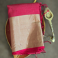 Kancheepuram soft silk with gold zari border