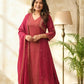 Mul chanderi 3 pc salwar suit set