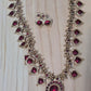 Palakka Long haaram with earrings