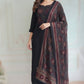 Faux georgette 3 pc salwar suit with beautiful dupatta ( mirror work)