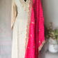 Creme color 3 pc salwar suit set