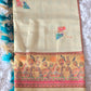 Tissue silk saree with beautiful design border