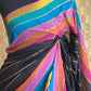 Black Mul cotton saree - No BP ( saree fall and pico done)