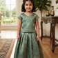 Brocade skirt and top -1-2yrs