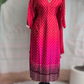 Rayon silk 3 pc salwar set with multi shade