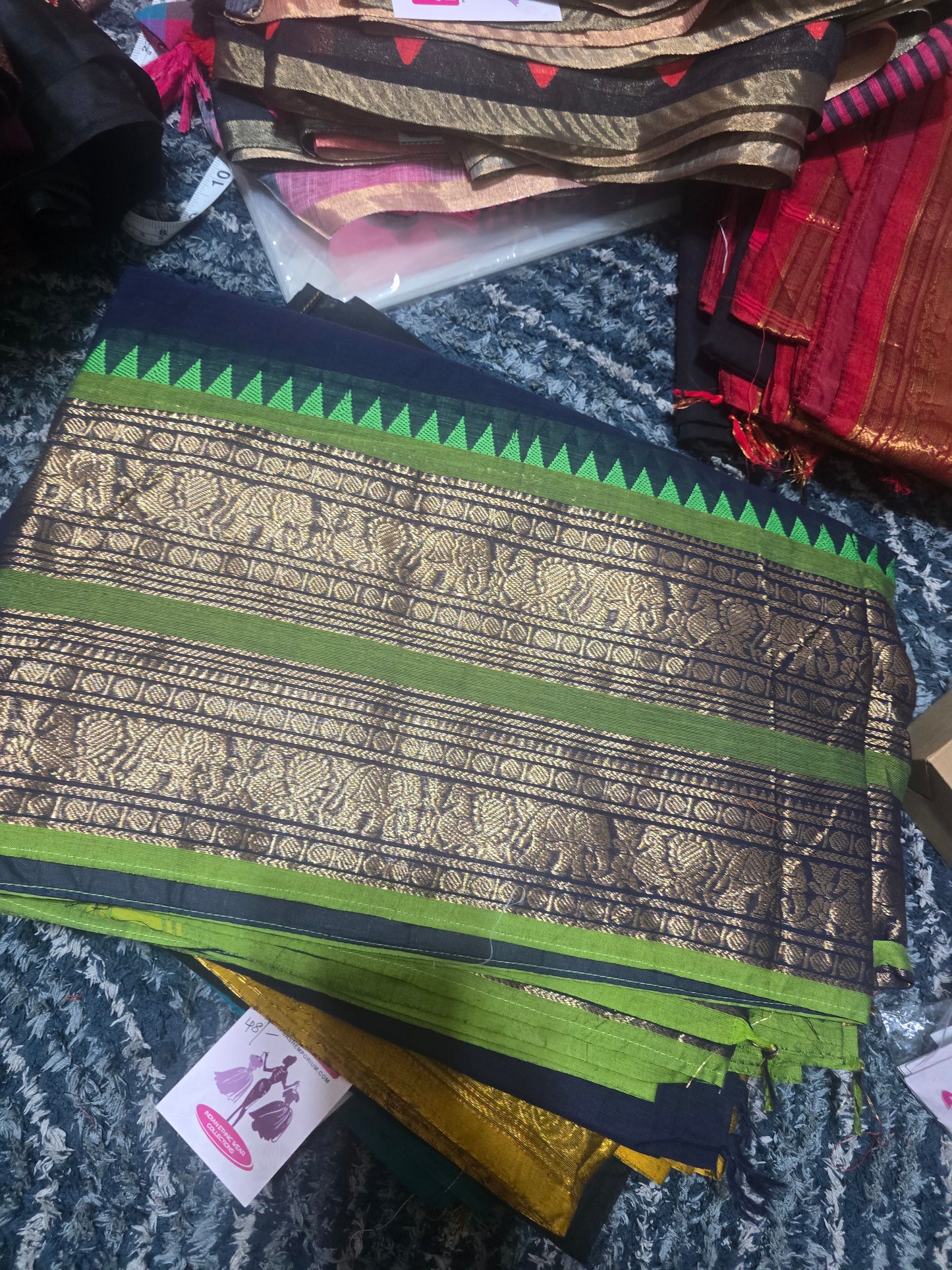 Chettinad blue green