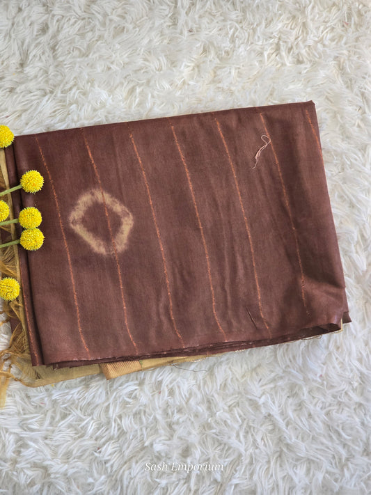 Semi tussar saree with Bp