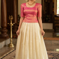 Onam skirt (kasav 6')and top (size in the description )