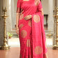 Banarasi semi tussar saree with stitched blouse