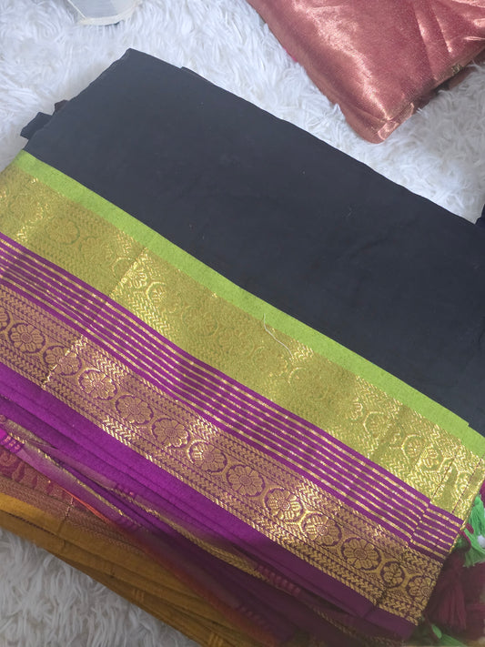 Premium soft cotton saree with kanchee border