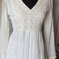 White(Georgette)A line kurti