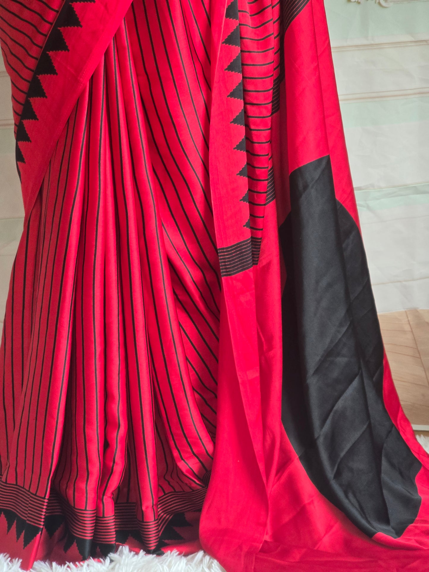 Semi modal silk saree with blouse pc