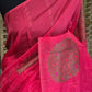 Banarasi semi tussar saree with stitched blouse
