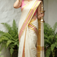 Premium Onam set mund- Gold/ pink