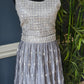 Bright grey 3 pc party wear set