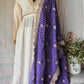 Creme salwar suit 3 pc set