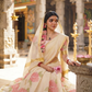 Dhavani set with peach floral design (M-L)