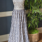 Bright grey 3 pc party wear set