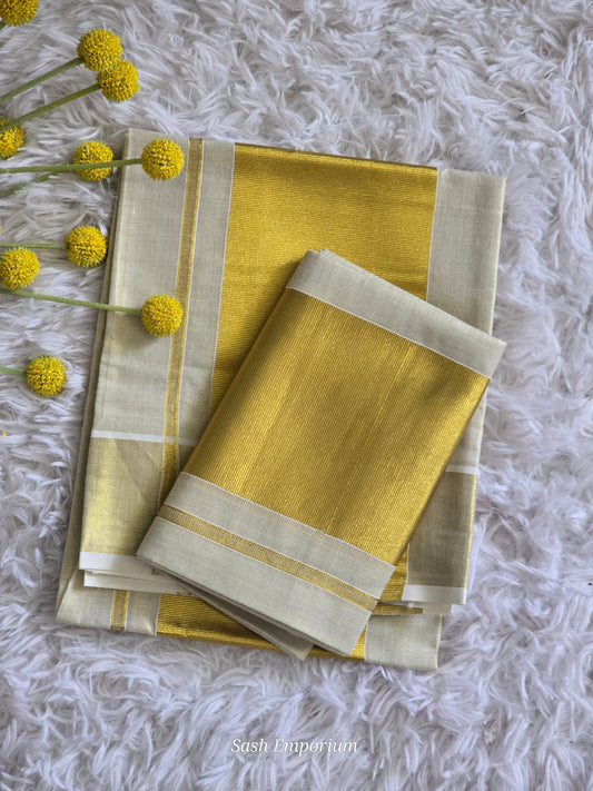 Gold tissue set mund