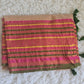 Sandal color mul cotton saree with kanchee border(fall and pico ready)