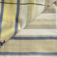 Cotton set saree with gold blue border