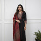 Cotton 3 pc salwar suit with yoke design