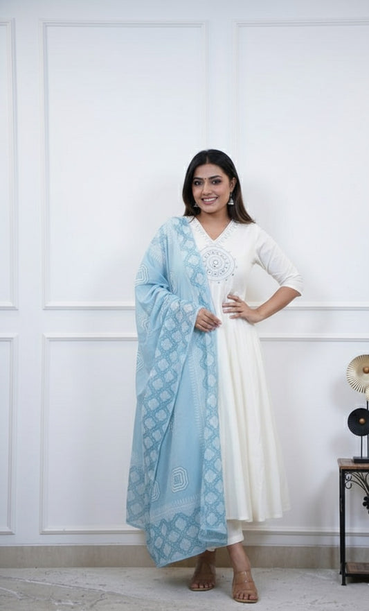 High quality cotton 3 oc salwar suit