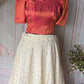 Off white skirt and top (28-36 blouse size)