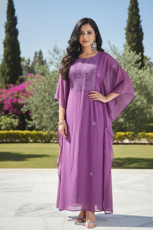 Pure Georgette kaftan