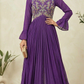 Party wear 2 pc kurti style set with full hand work (kurti and pant)
