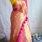 Semi tissue saree with sequins-No Bp
