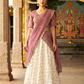 Semi silk dhavani set( L-XL size)
